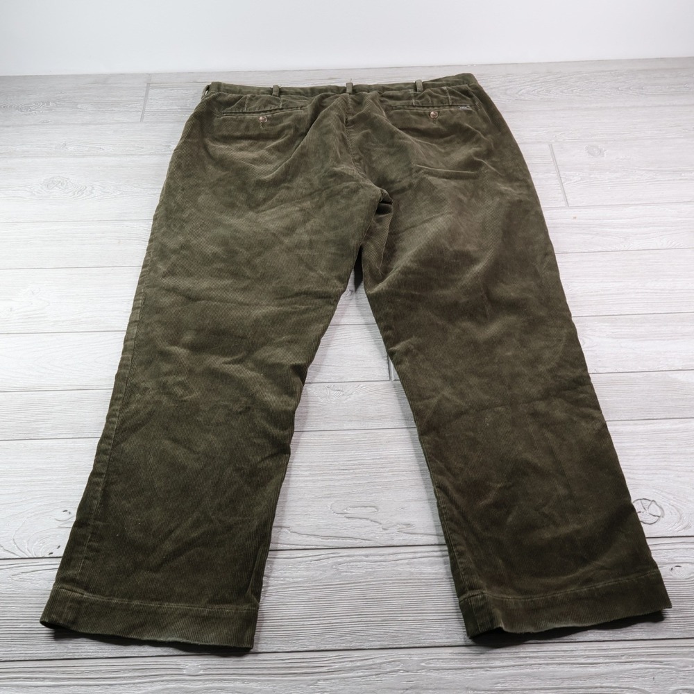 Polo Ralph Lauren Corduroy Stretch Classic Fit Pants Men 38x30 Olive - Picture 2 of 8
